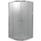 Shower Enclosure CrystalTech St. Matheus 885 mm Chrome Quadrant - CTG701