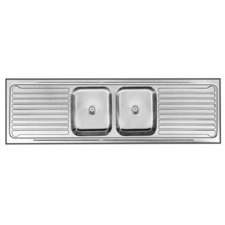 Sink Double Double End Bowl 1800x535 Double End - Kwikot