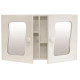 Cabinet Bathroom  White Double Door Std