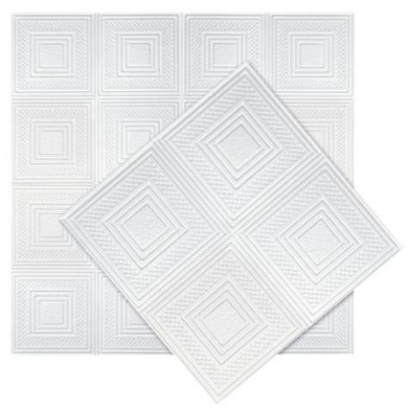 Ceiling Tile sUpper Edge Small Polystyrene Square (2000 x 500mm)