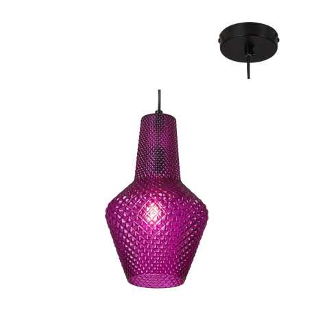 Milano Pendant Small Pink Glass