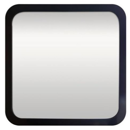 Design House Apolo Mirror - Black (900 x 900mm)