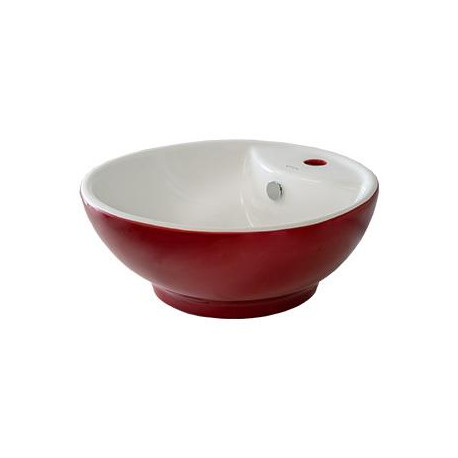 Basin Gabriella free Standing 1th Red Icon W:455 H:170 l: 455mm
