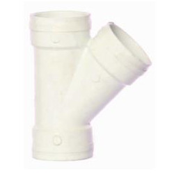 PVC JUNCTION 50MMX45DEG PLN
