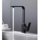 Sink Mixer Exel Black L Shaped Square W:23cm  H:34cm base 5cm