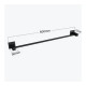 Towel Rail Single 600mm Matt Black