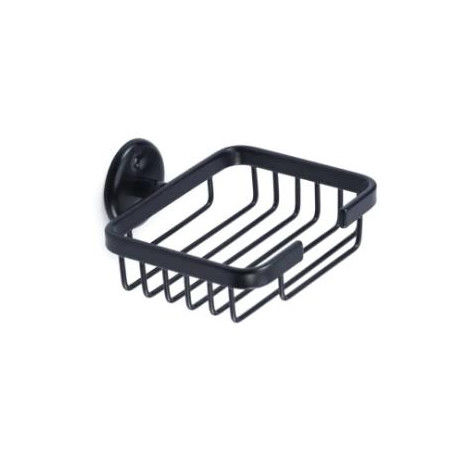 Soap Holder L:120mm W:90mm D:30mm Wall Mounted Black