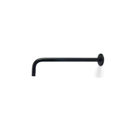 Shower Arm Round Black 350mm