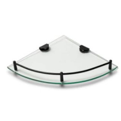Glass Shelf Shower Corners Stainless Steel 240mm x 240mm x 6mm