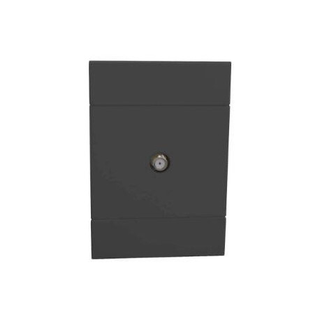 Veti 2 Socket Sattelite 100 x 500 Charcoal 2VC132