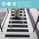 Black Safety Grit Tape for Stairs, Waterproof And Wear-Resistant for Indoor/Outdoor Use