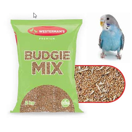 Bird Food Budgie Mix 2Kg