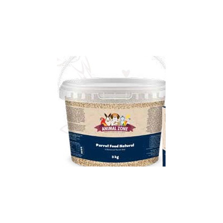 Parrot food natural 3 Kg Tub