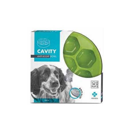 MPets Anti-Scoff Cavity Bowl Pink - 25 x 25 x 5,8 cm