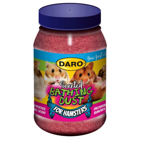 Hamster Bathing Dust - Vanilla Scent 700G-Red