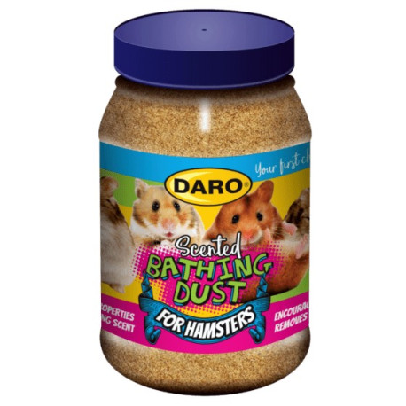 Hamster Bathing Dust - Vanilla Scent 700G-Yellow