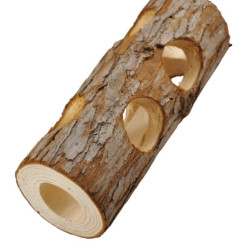 Hamster Wooden Log W/Holes