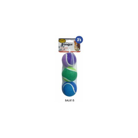 Dog Toy Tennis Ball Reg. 3Pk