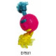 Dog Toy Silicone Ball W/Rope