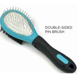 Dog Double Sided Pin Brush 7,5 X 23 Cm