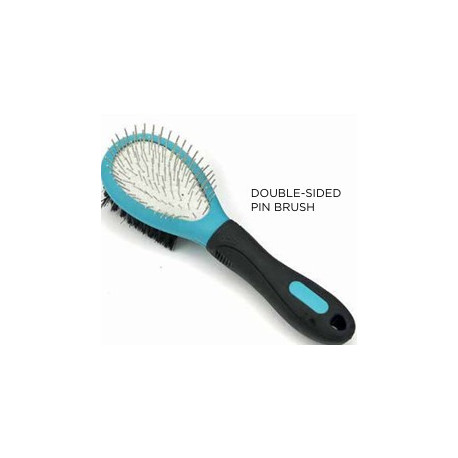 Dog Double Sided Pin Brush 7,5 X 23 Cm