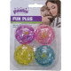 CAT PLASTIC BALLS – 4/PACK