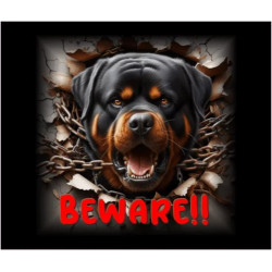 Dog Sign – Superdog Rottweiler  2