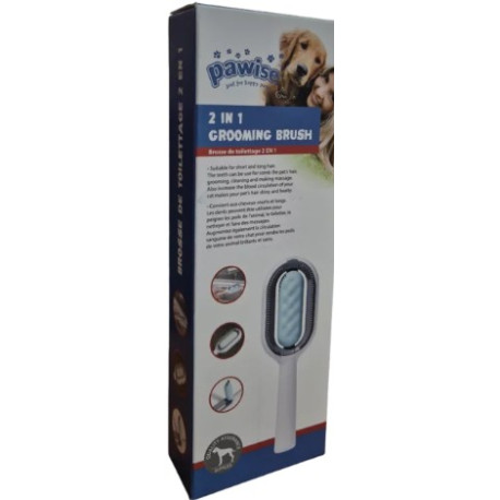 Dog Pawise 2 In1 Grooming Brush