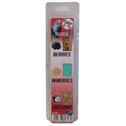 Budgie treat - berry/mineral/coco