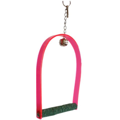 Acrylic Cockatiel Swing/Sand Perch