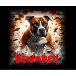 DOG SIGN – SUPERDOG STAFFY  1