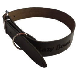 Collar Leather Brown  - 22x660mm