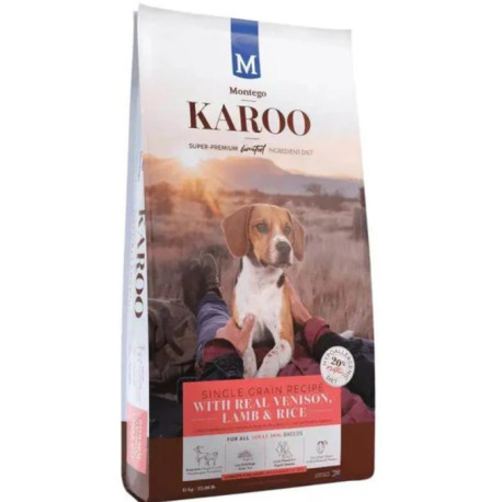 Dog Food Montego Karoo Adult Venison & Lamb 8Kg