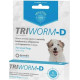Triworm-D Blue Small Dog 1 Tablet Up To 10kg Dogs Deworming Treatment
