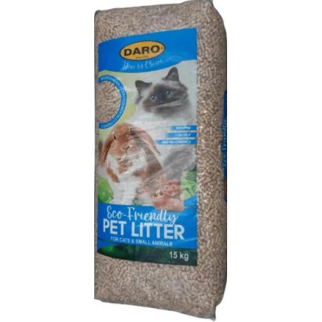 Pet Litter Eco Wood Pellets 15Kg