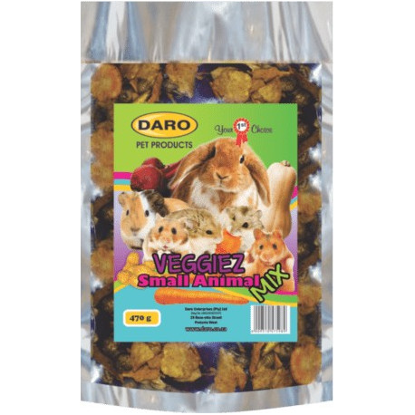 Small Animal Food Veggies Mix 470g - Daro