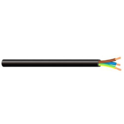 CabTyre 2.5mm x3 Core Black per meter