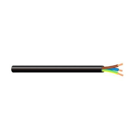 CabTyre 2.5mm x3 Core Black per meter