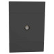 Veti 2 Socket Sattelite 100 x 500 Charcoal 2VC132