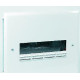 Distribution Board 18-WAY White Steel C/W tray
