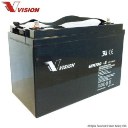 100AH 12V Deep Cycle AGM Battery (eXtra Heavy Duty 6FM100Z-X )