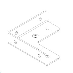 Solar Panel Corner Bracket Aluminium
