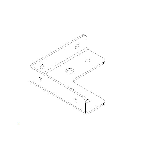 Solar Panel Corner Bracket Aluminium