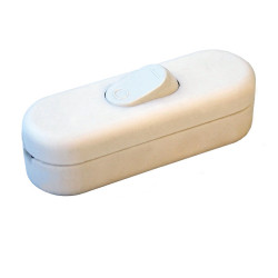 In Line Switch - White