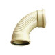 PVCc Ug Bend Plain Ribbed 1/4 C110Sbp 110 x 90