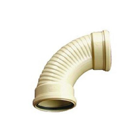 PVCc Ug Bend Plain Ribbed 1/4 C110Sbp 110 x 90