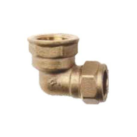 Brass Elbow Female 15mm FIXC