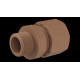 Unitwist Male Coupler CxMI 15mm X 1/2"