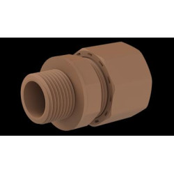 Unitwist Male Coupler CxMI 15mm X 1/2"