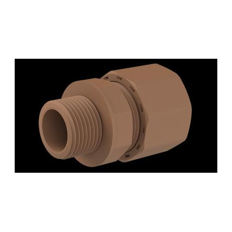 Unitwist Male Coupler CxMI 15mm X 1/2"